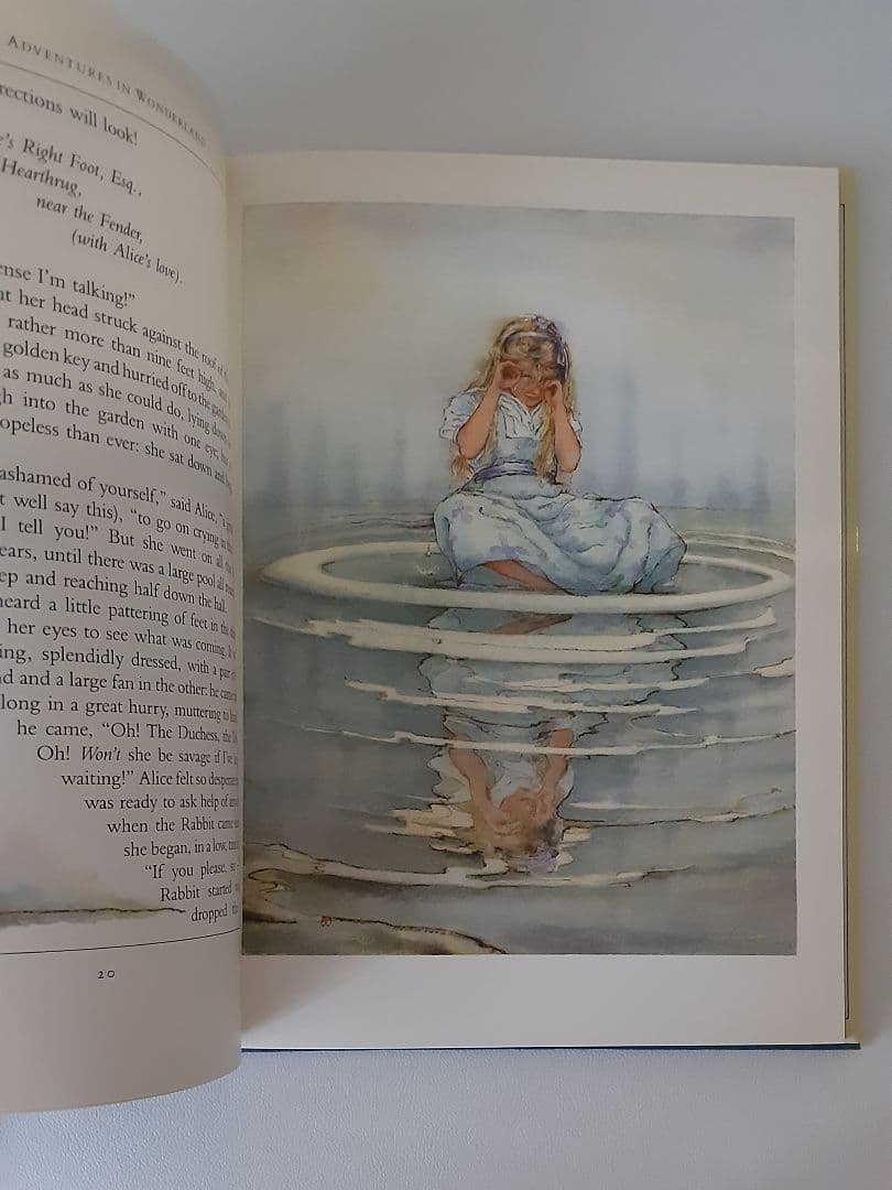 ☆サイン入りリトグラフと洋書絵本☆不思議の国のアリス