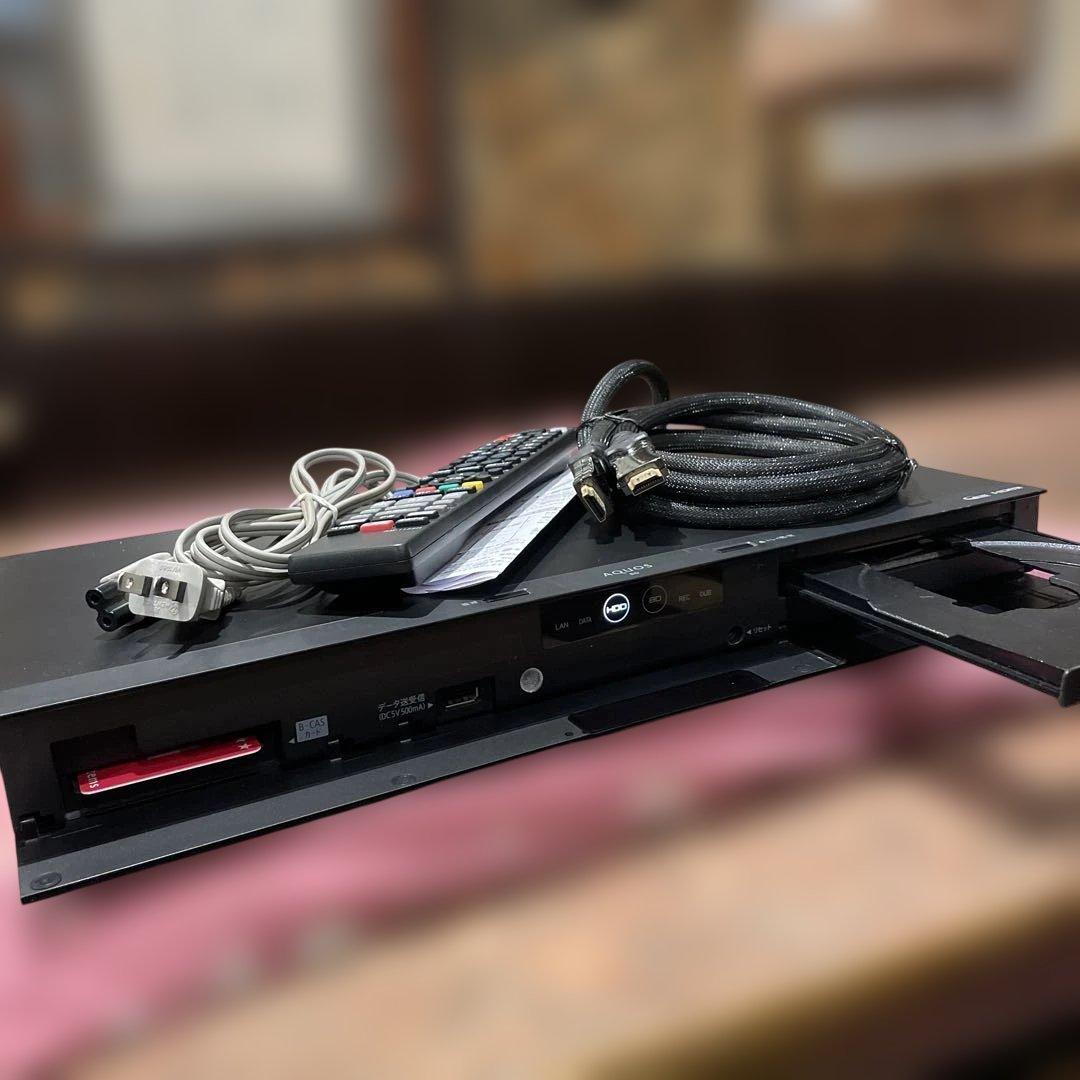 シャープ 2B-C10BW1 1000GB 2番組W録画　新品リモ等付フル装備！