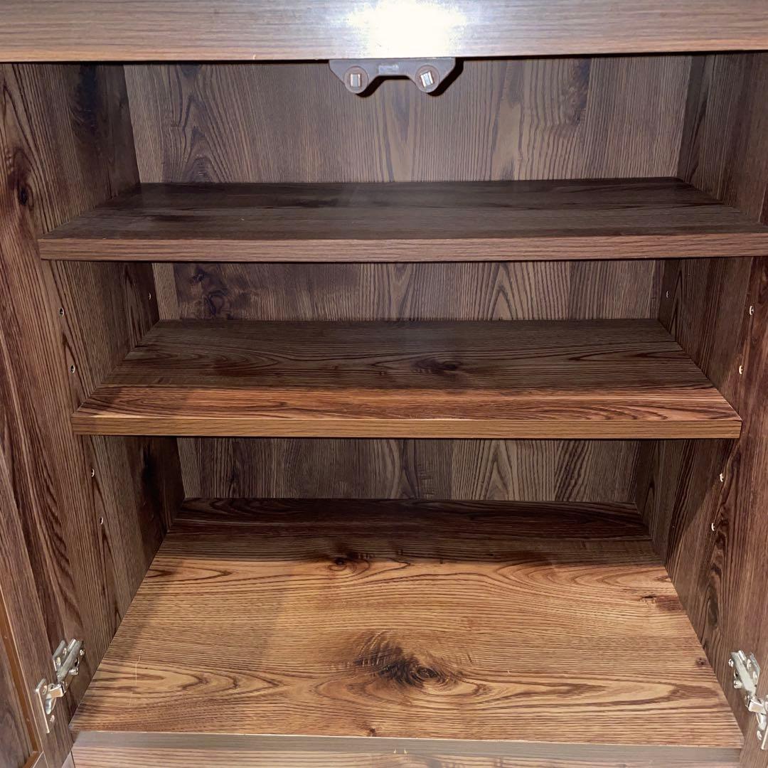 【値下げ】ウォールナット色　キッチンボード