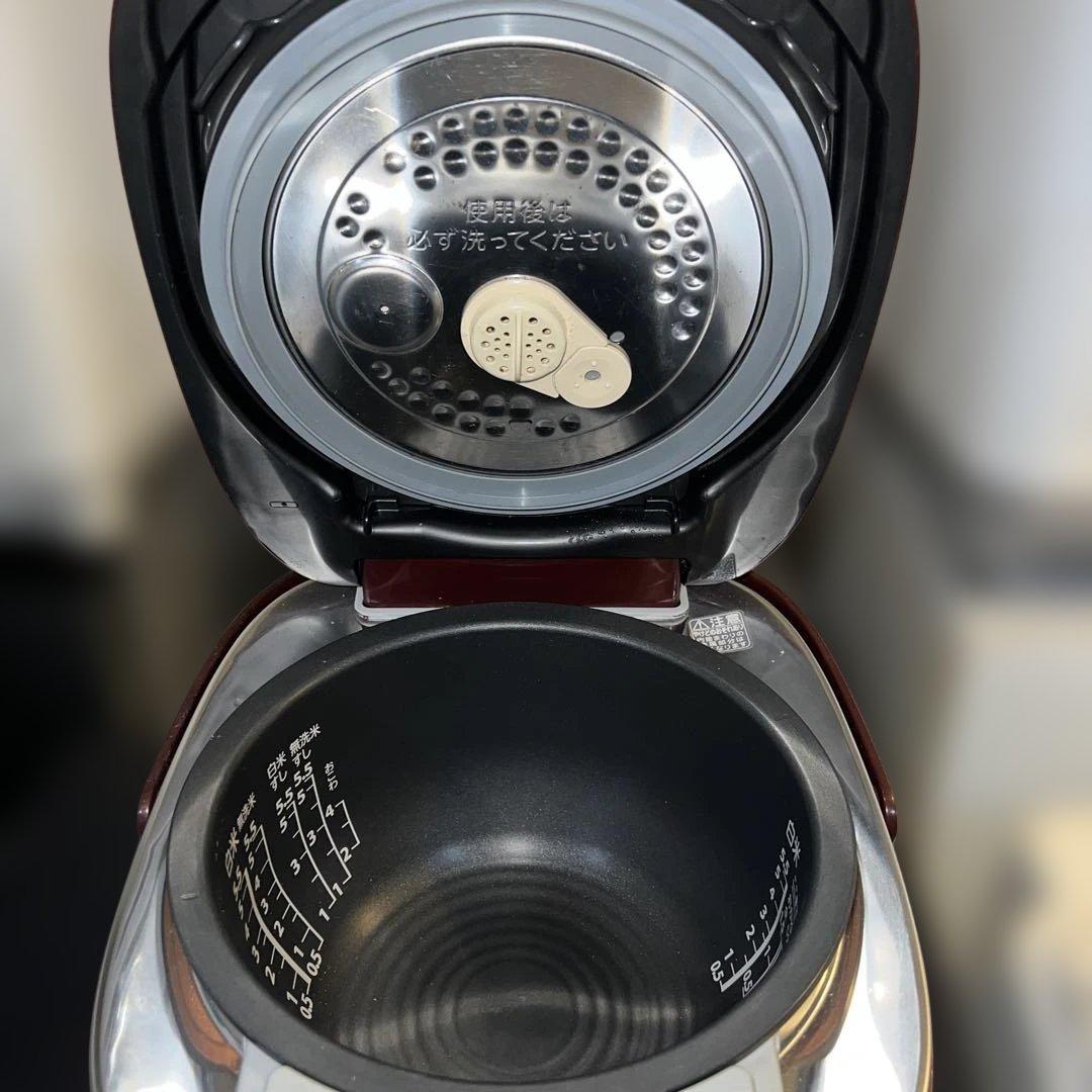 ⭐︎美品TOSHIBA 真空IH炊飯器 RC-10VSM 銅釜付き レッド