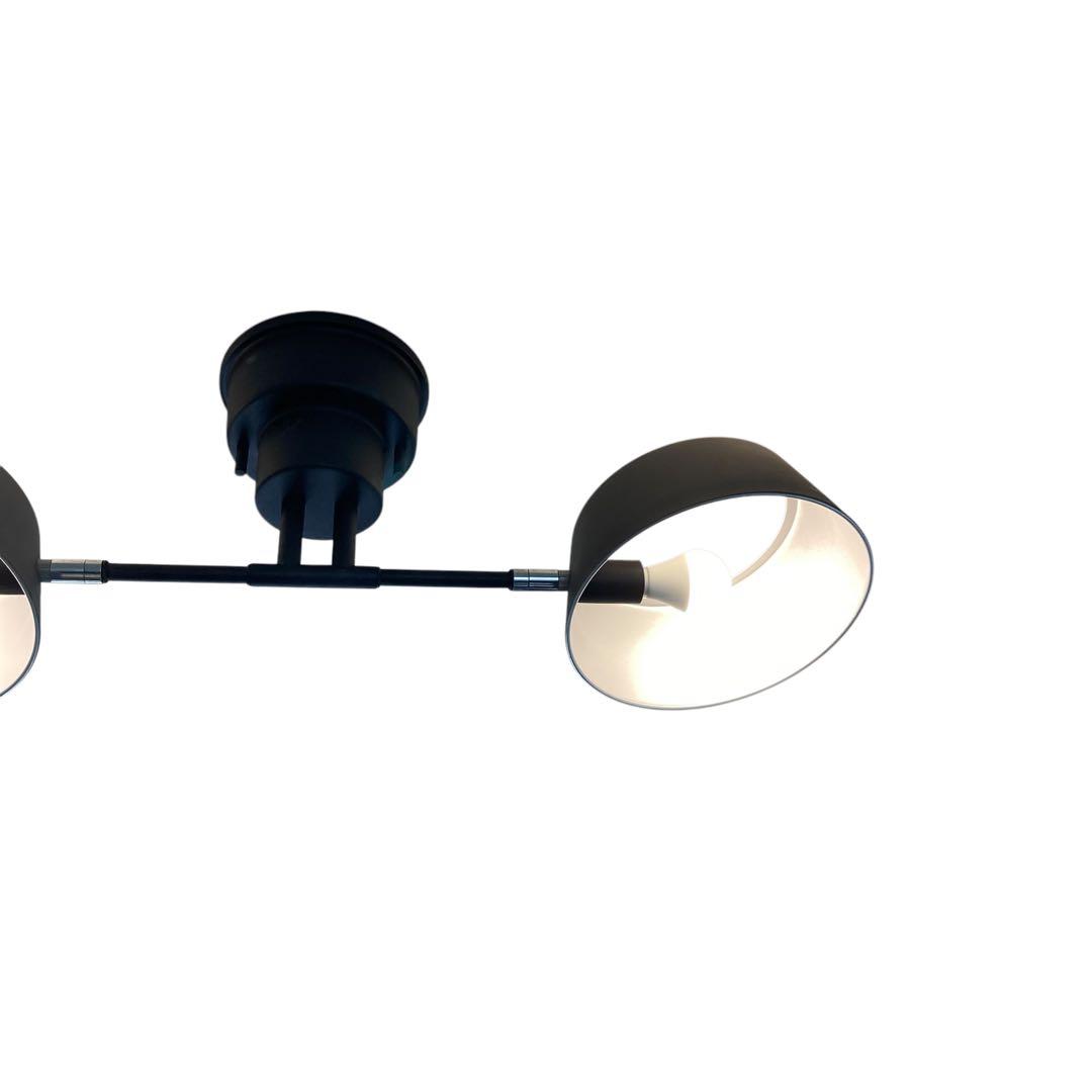 エルックス 2灯シーリングライト カピエンテ ヴィンテージシルバー