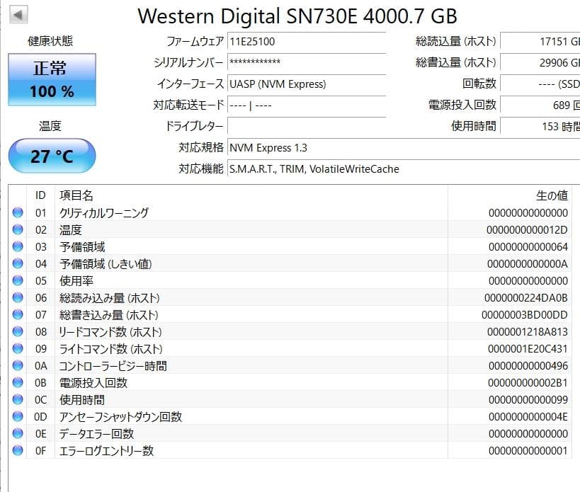 外付けハードディスク・ドライブ SanDisk SSD 4TB SDSSDE81-4T00-J25