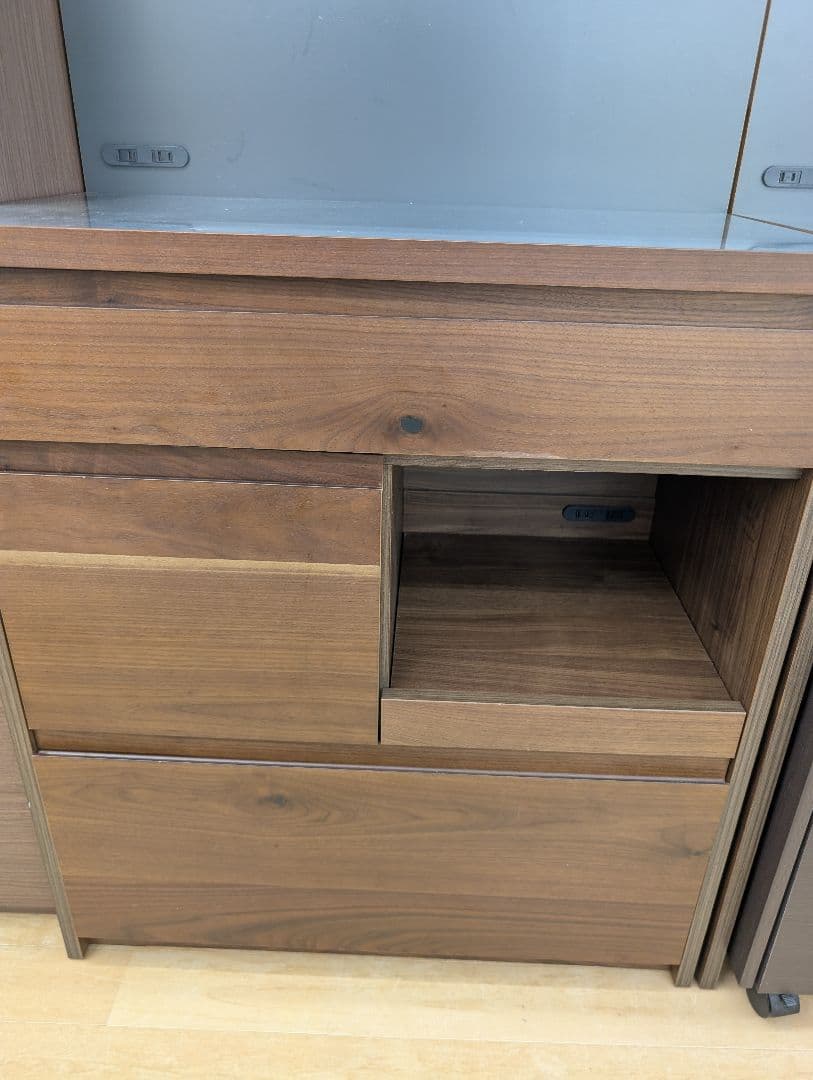 unico ウニコ DIX(ディクス) キッチンボード W800 食器棚