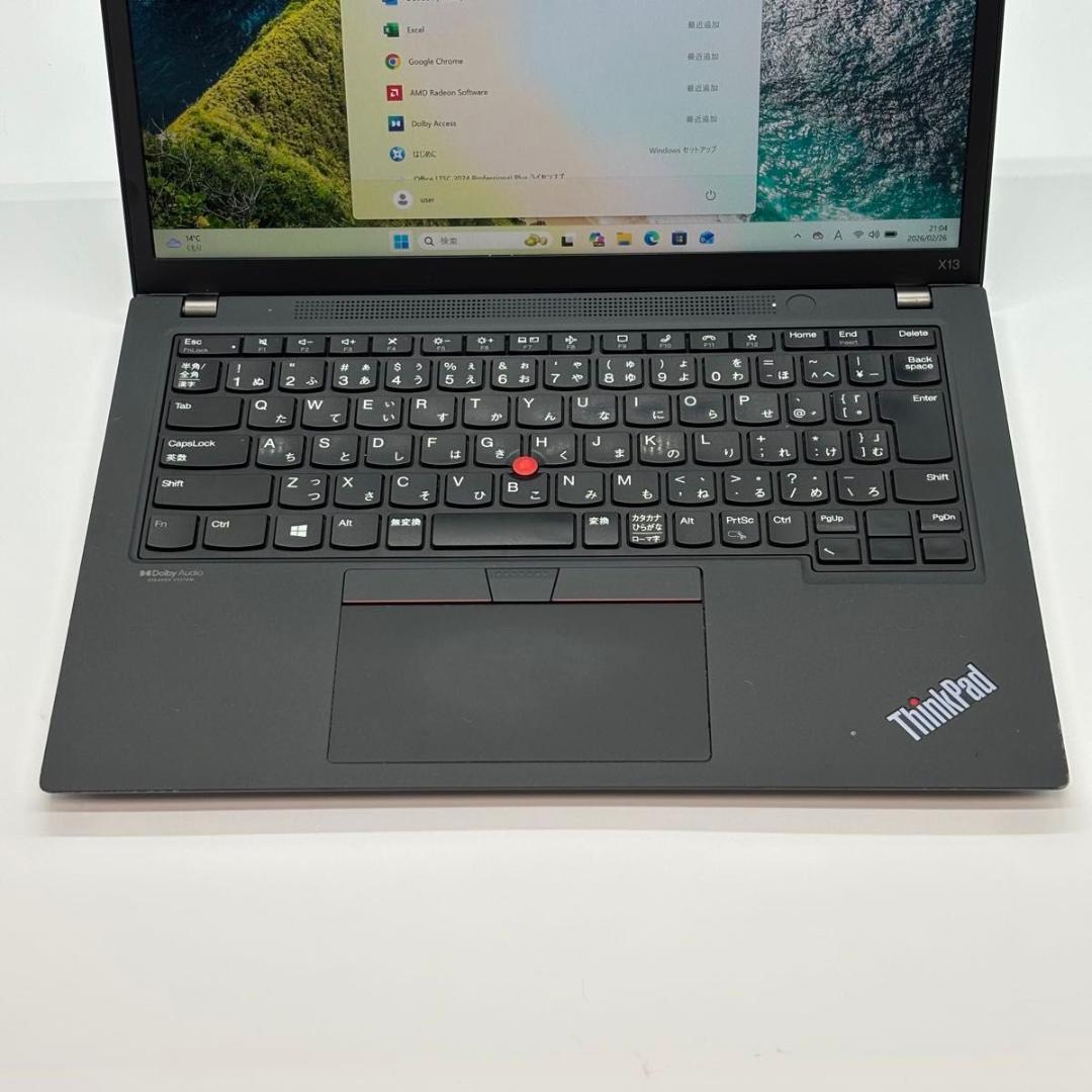 Windowsノート本体 ThinkPad X13 Gen2 AMD Ryzen5PRO 5650U 14