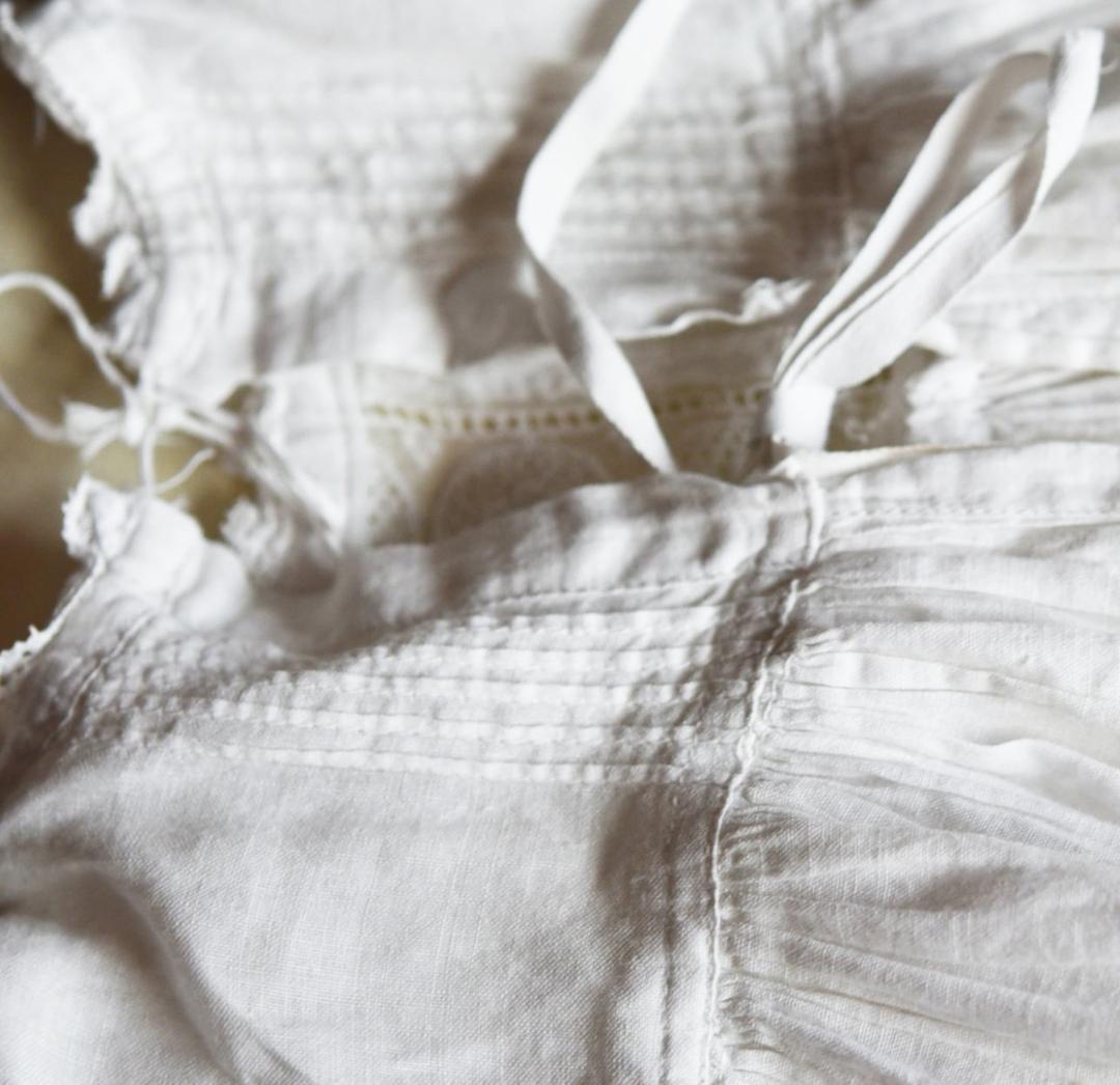 イギリス アンティーク　ベビークリスニングドレス[sa695]