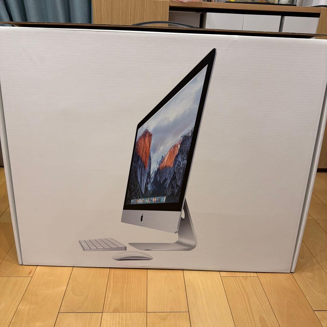 Macデスクトップ iMac Retina 5K Late 2015 CTO32GB 5TB HDD