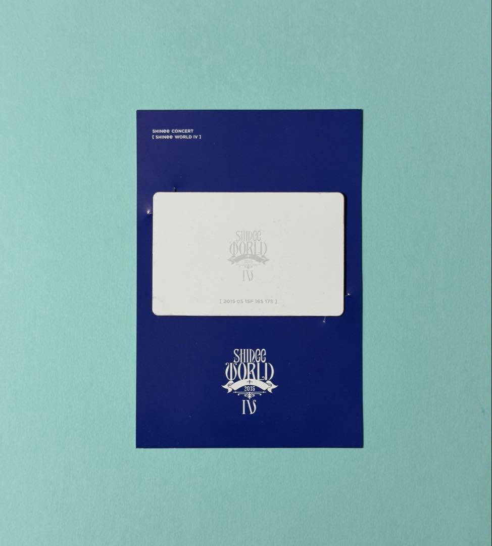 SHINee WORLD Ⅳ グローバル 非売品 インビテーション トレカ