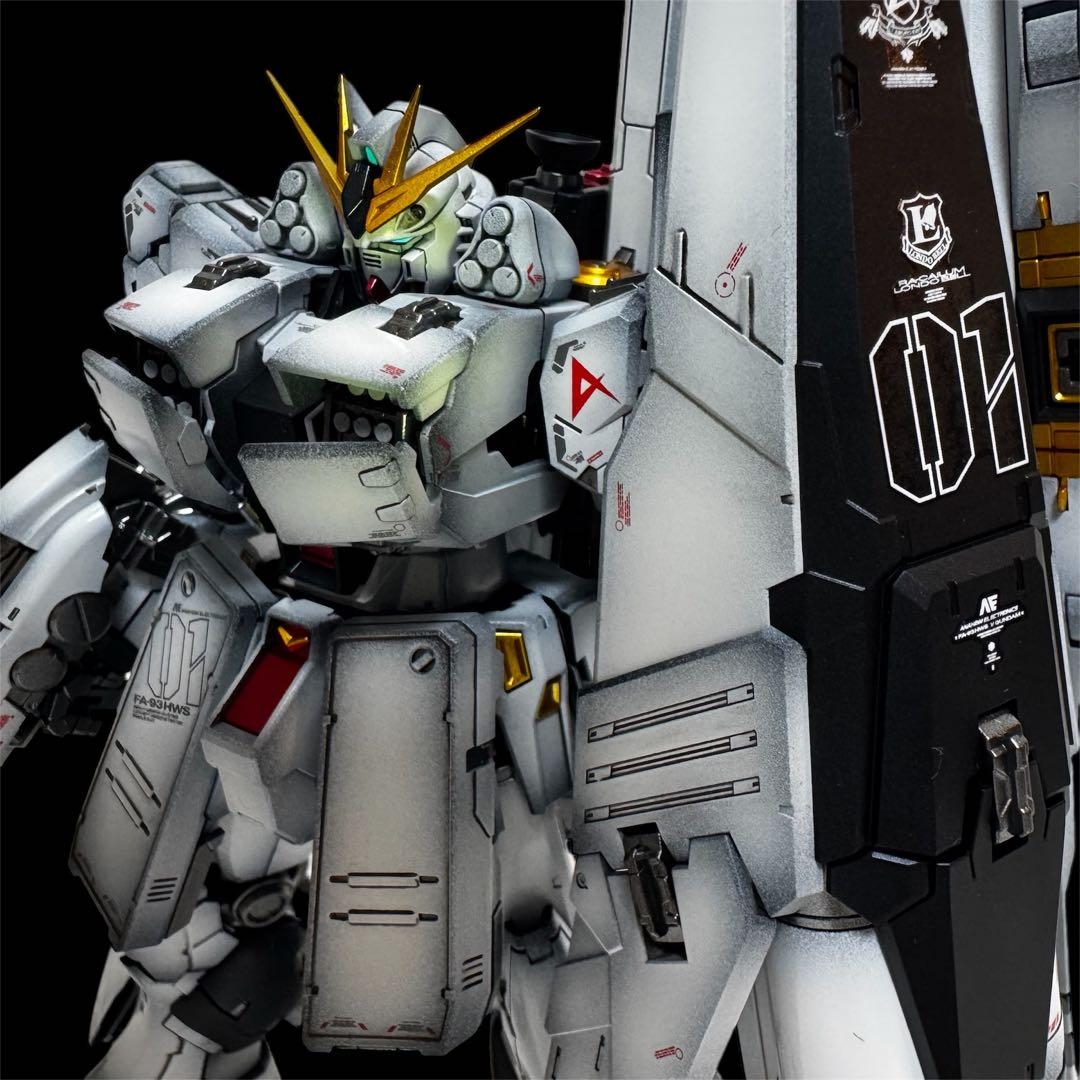 RG νガンダム HWS HG Hi-νガンダム インフラックス塗装済み 完成品