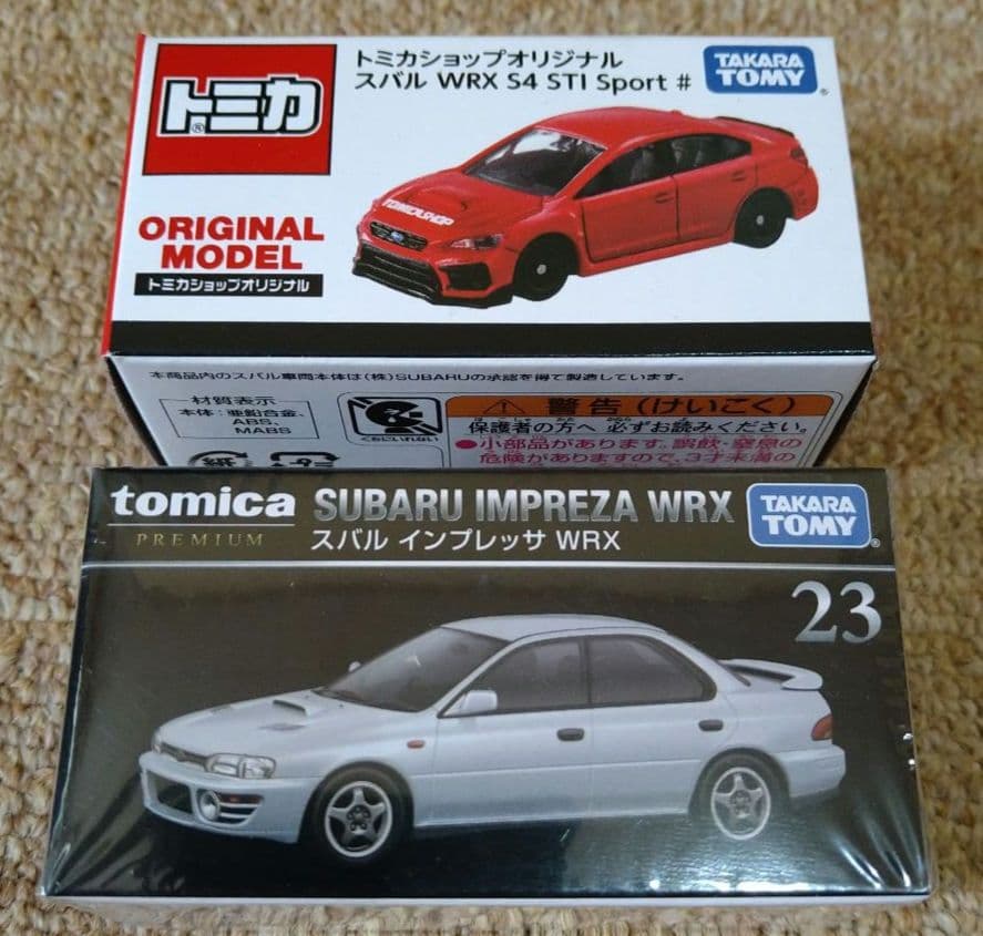 トミカ　スバル　10台　まとめ売り　フラッグ付き