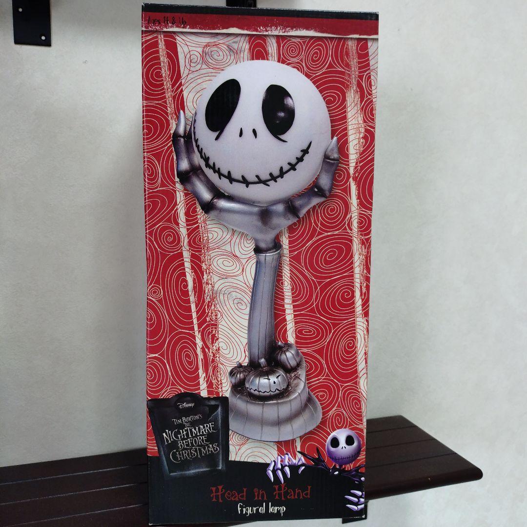 ナイトメアビフォアクリスマス Head in Hand Figural lamp