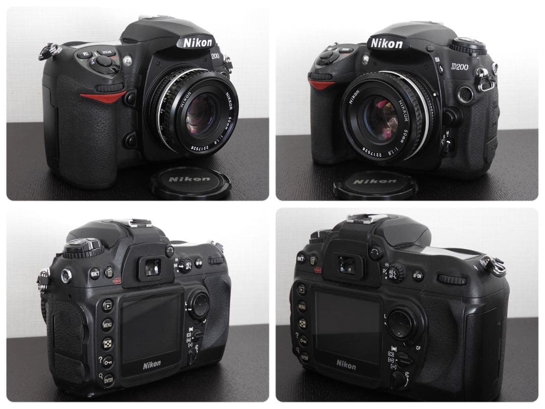 Nikon D200 NIKKOR 50mm f1.8 単焦点 オールドレンズ