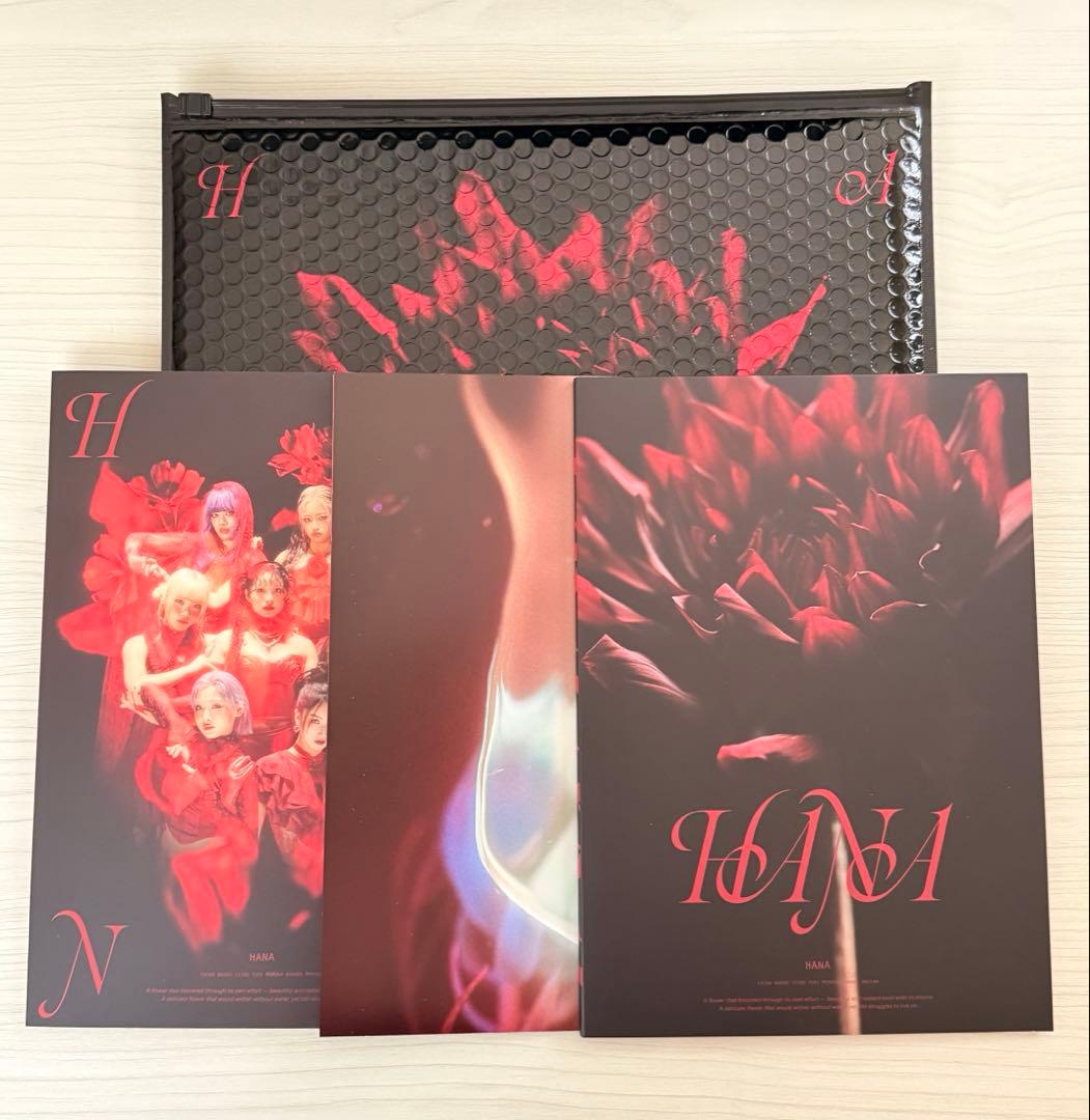 【4点】HANA 1thアルバム フォトブック CD&Blurayポスターケース