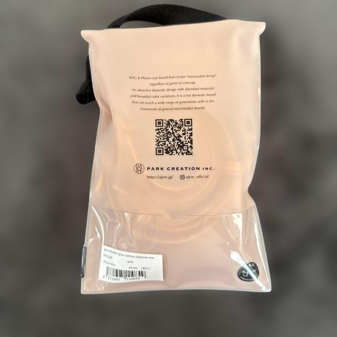 ajew iPhone16pro gold エジュー　ゴールド