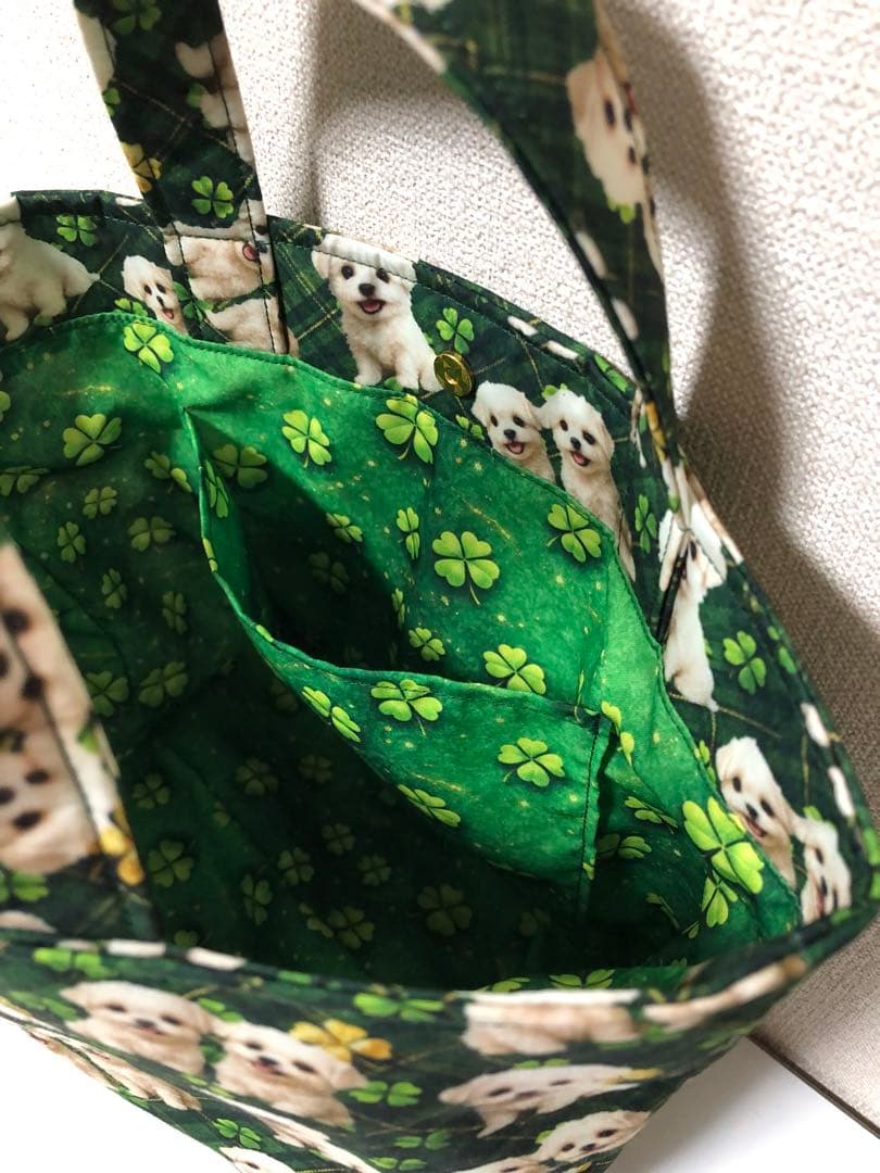 マルチーズ　トートバッグ