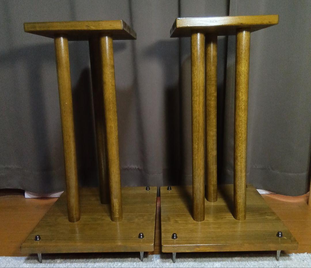 自作　木製スピーカースタンド 2個セット