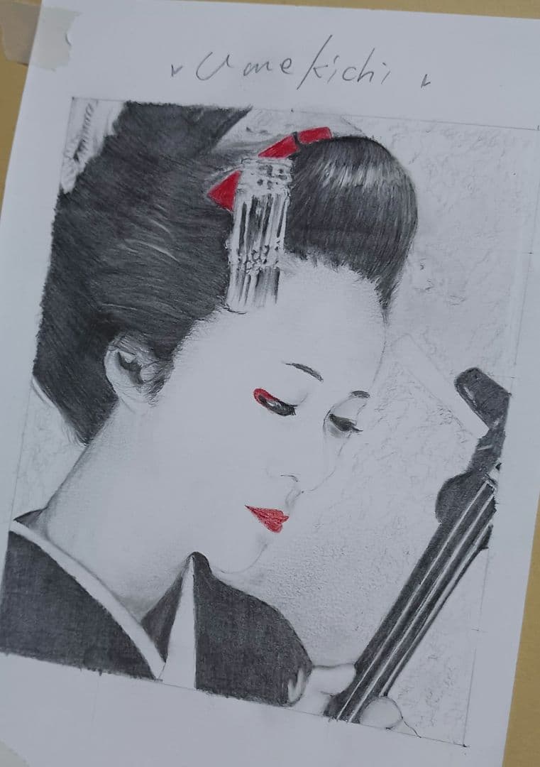 似顔絵　鉛筆画