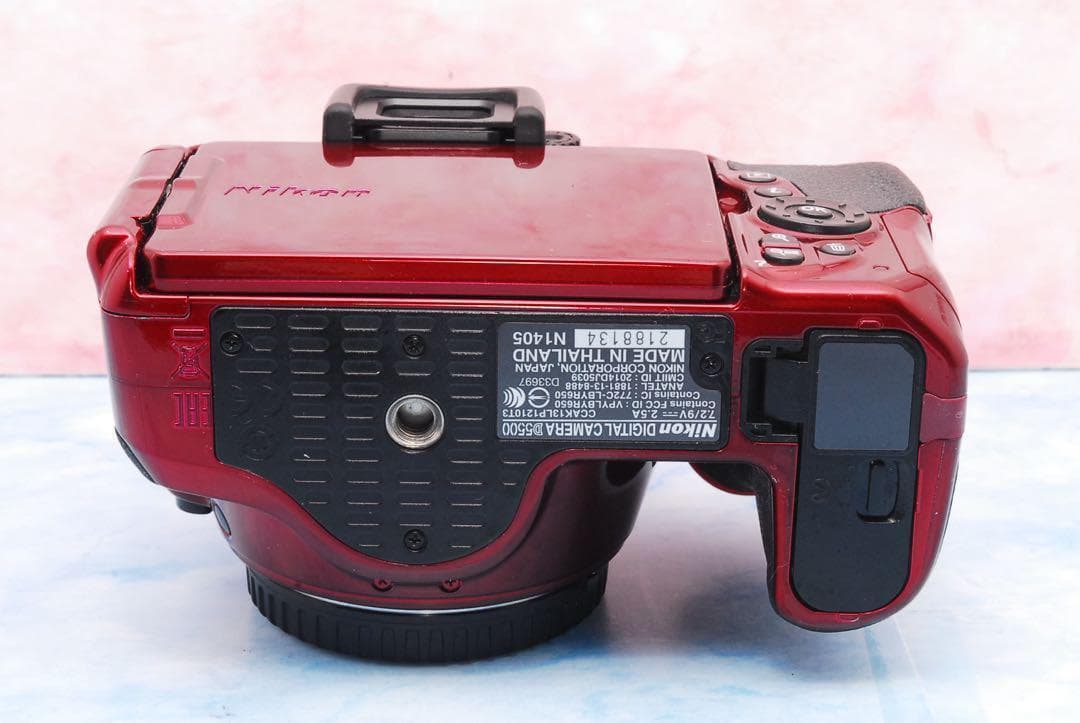 Nikon D5500☆Wレンズ☆一眼レフカメラ☆Wi-Fi☆レッドボディ