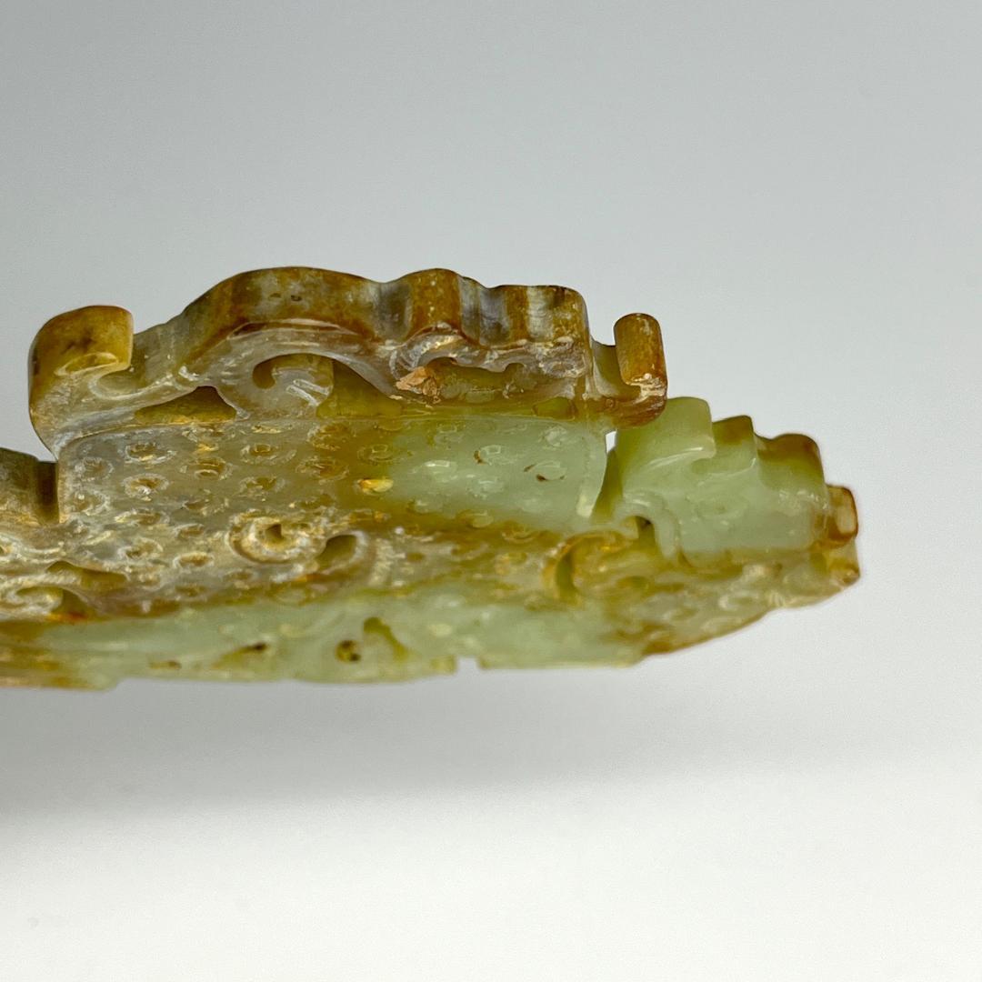 黄玉龍形珮 和田玉 古玉 古玉擺件 中国古玩 中国美術 唐物骨董 G111