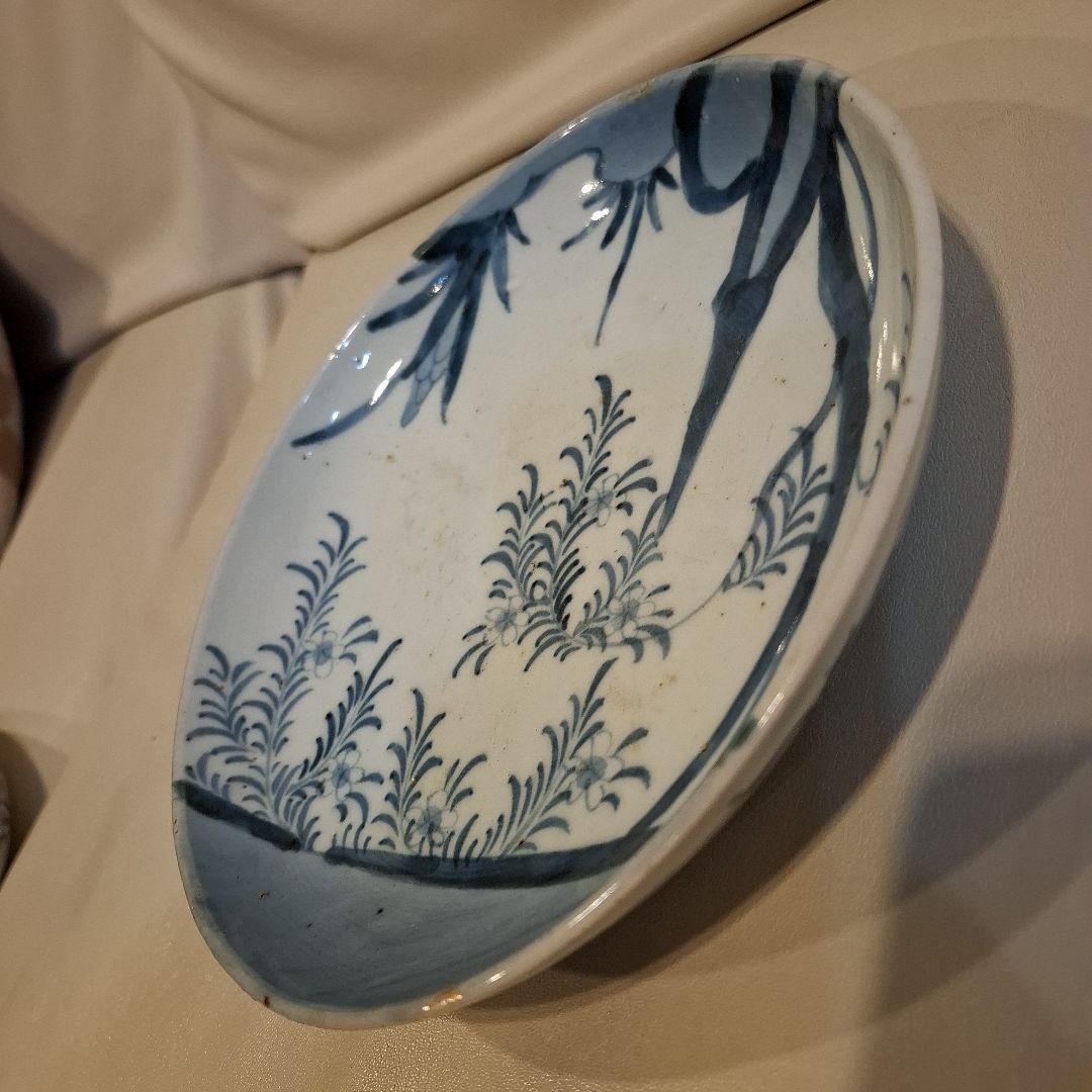 伊万里焼染め付け皿