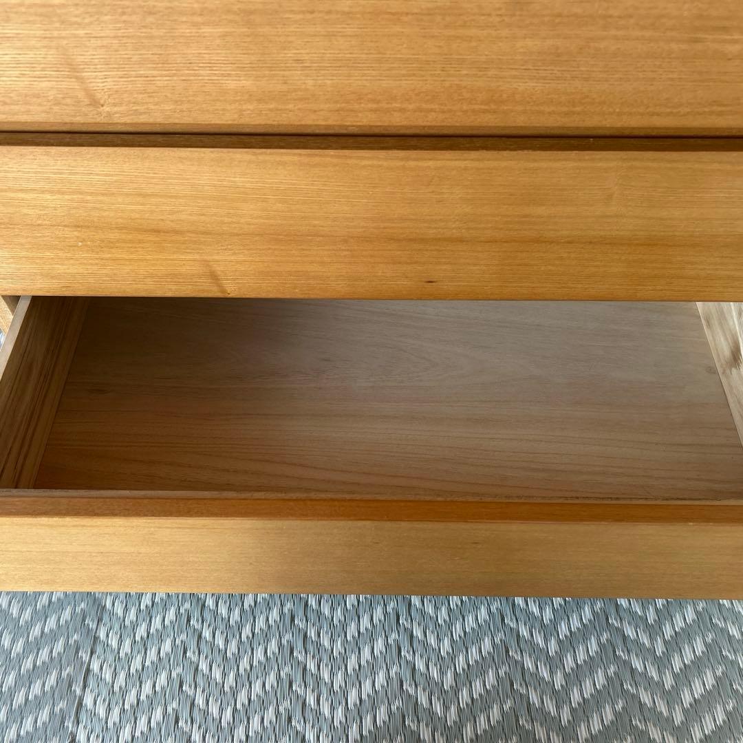 無印良品　チェスト　4段　オーク材800×400×830