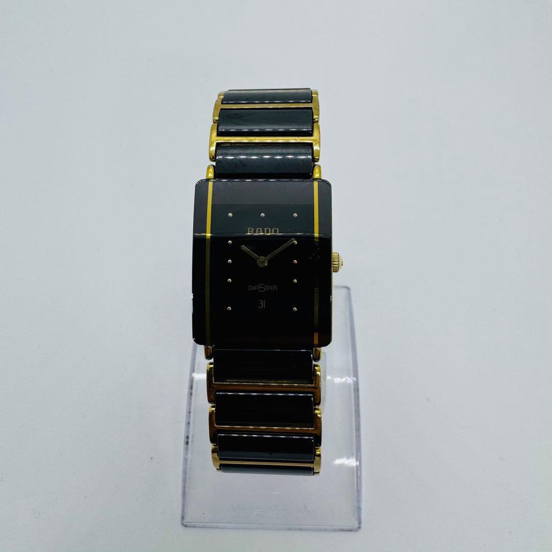 ✨RADO✨ラドー✨DIASTAR✨デイト✨ブラック文字盤✨腕時計✨