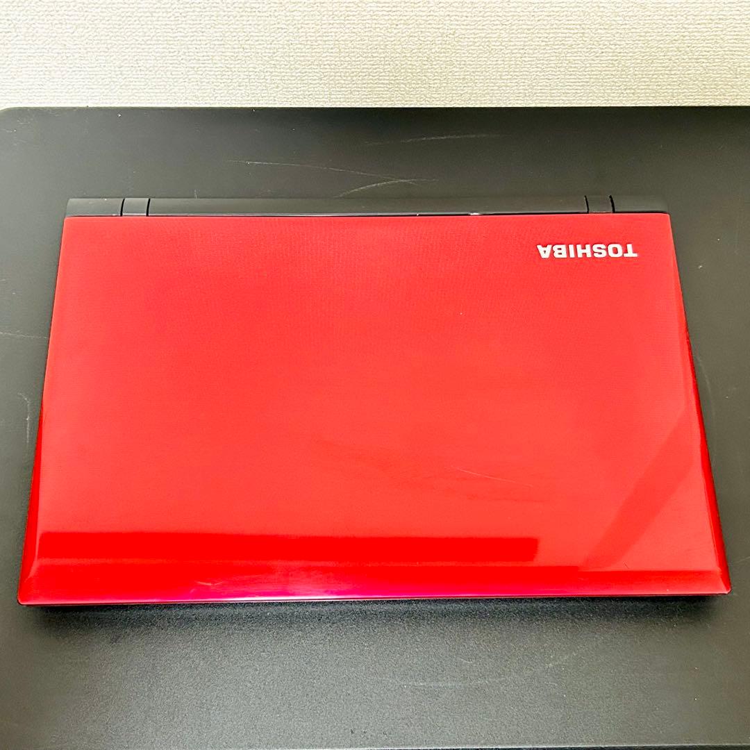 東芝 dynabook SSD起動 メモリ8GB Win11 ブルーレイ レッド