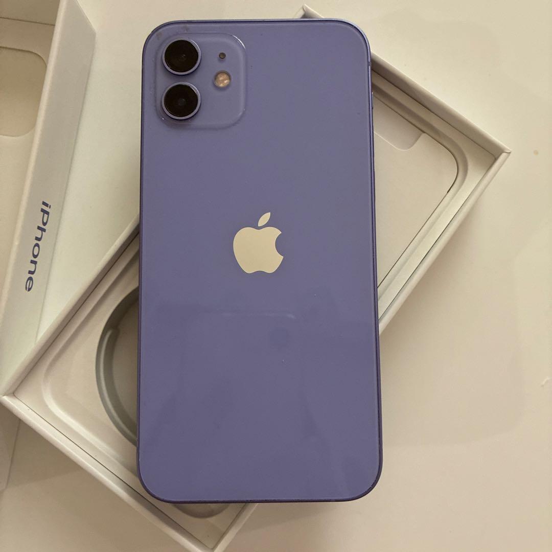 Apple iPhone 12 パープル 本体のみ　64GB