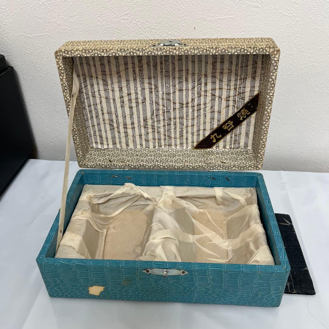 九谷焼 昭山造 夫婦湯呑み　細字 三十六歌仙