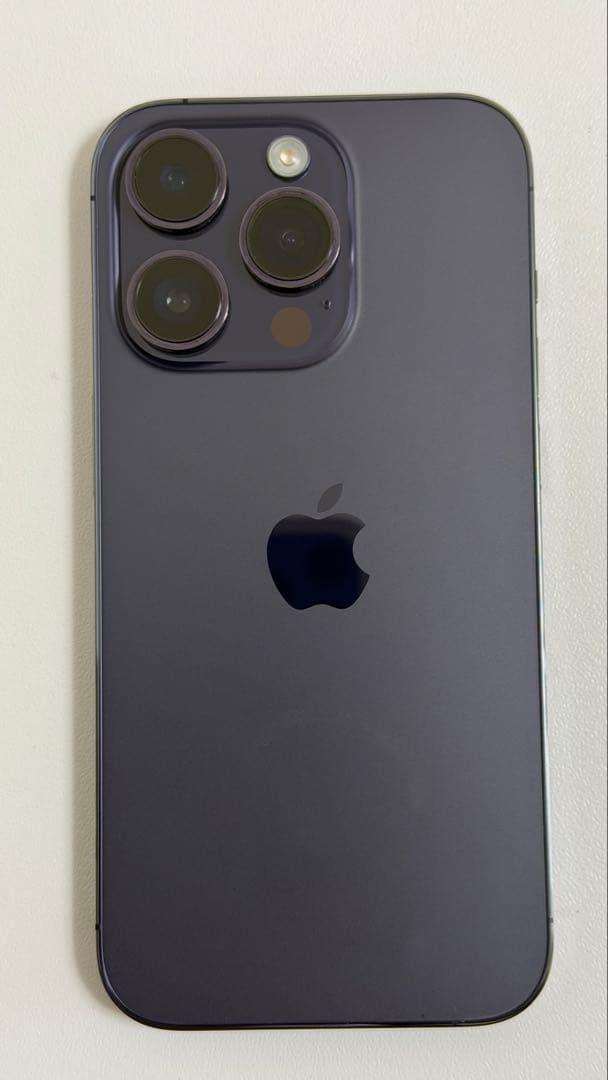 シャッター音無し iPhone 14 Pro ディープパープル本体