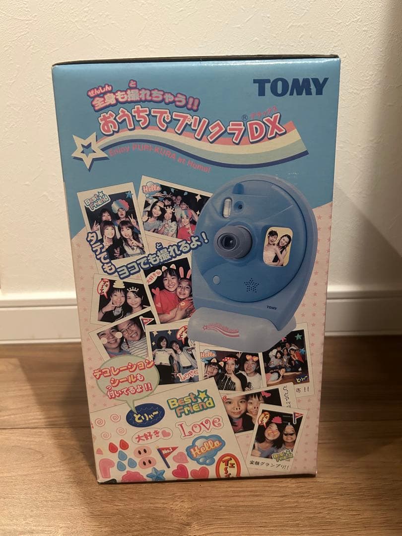 新品未使用　未開封　TOMY おうちでプリクラDX チェキ　平成レトロ