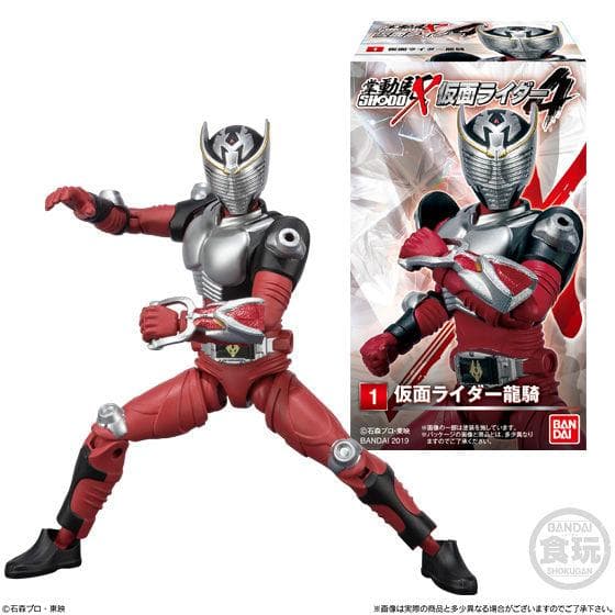 SHODO-X 仮面ライダー4 6種 龍騎 ナイト ドラグレッダー 最終値下げ