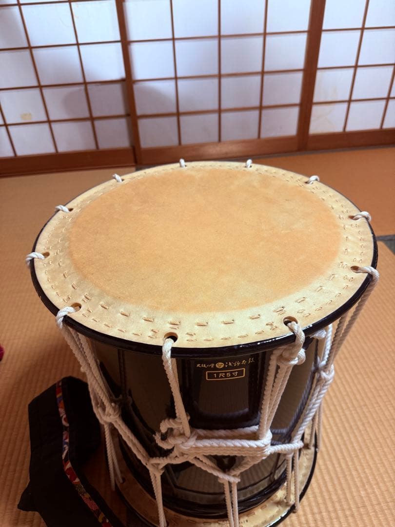 浅野太鼓　軽量かつぎ桶1尺5寸