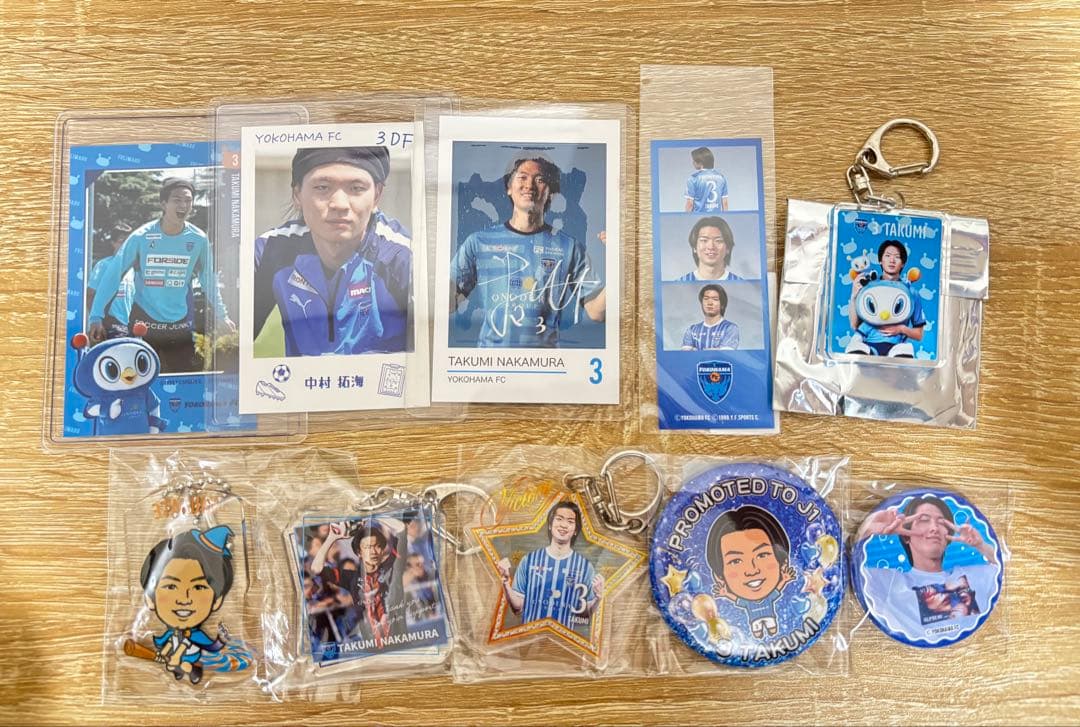 中村拓海選手ユニホーム&グッズセット(横浜FC時代)(セレッソ大阪)