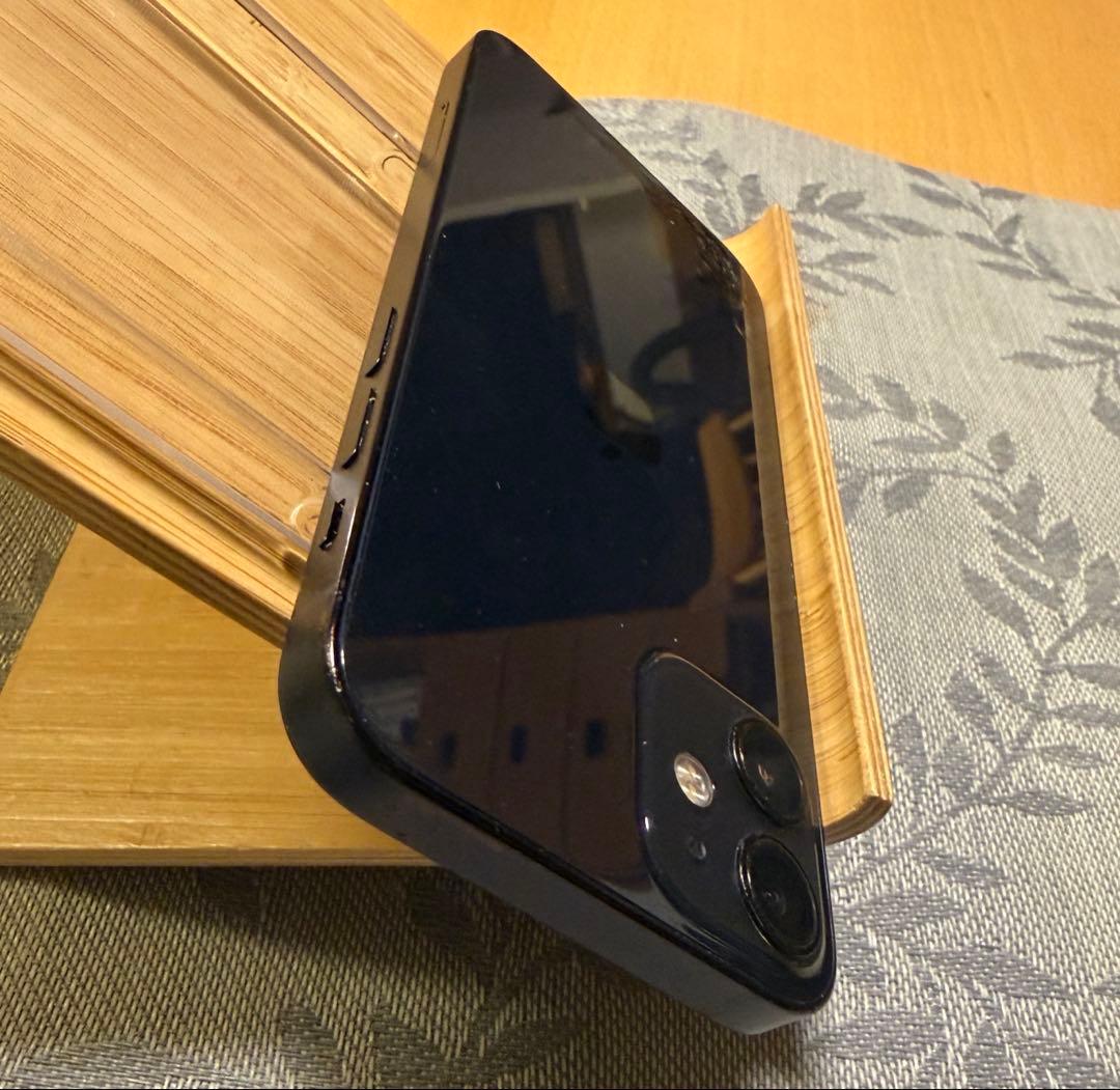 ★iPhone 12 mini ブラック 64GB 本体※背面割れ