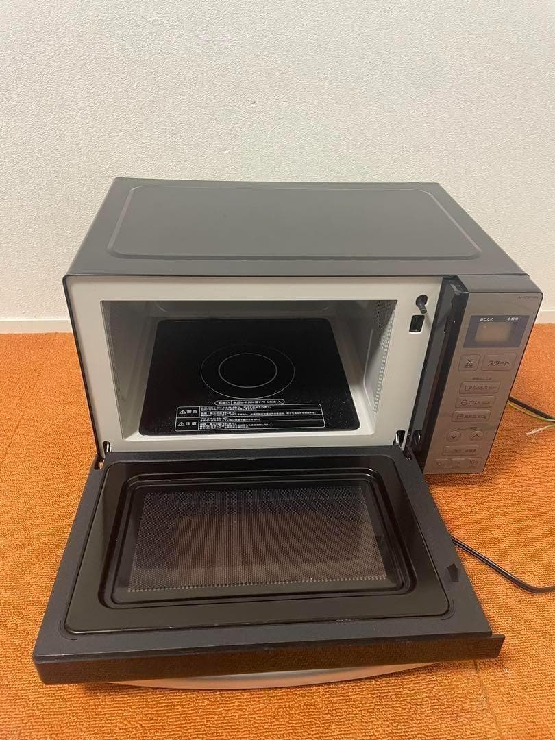 美品 Haier 2021年製 電子レンジ スタイリッシュモデル Hzフリー