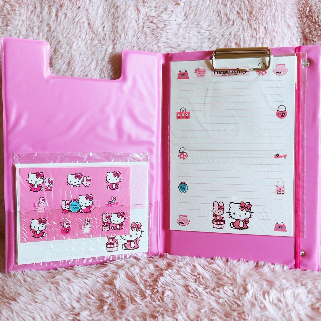 希少レア　ハローキティ　バインダー付レターセット　ウサギ　2006年製 サンリオ