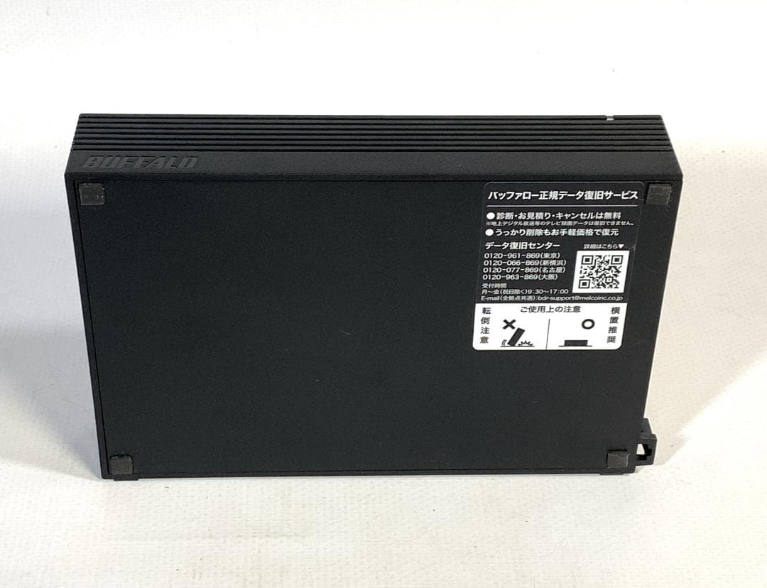 BUFFALO 4.0TB USB3.1 外付けHDD HD-AD4U3 良品