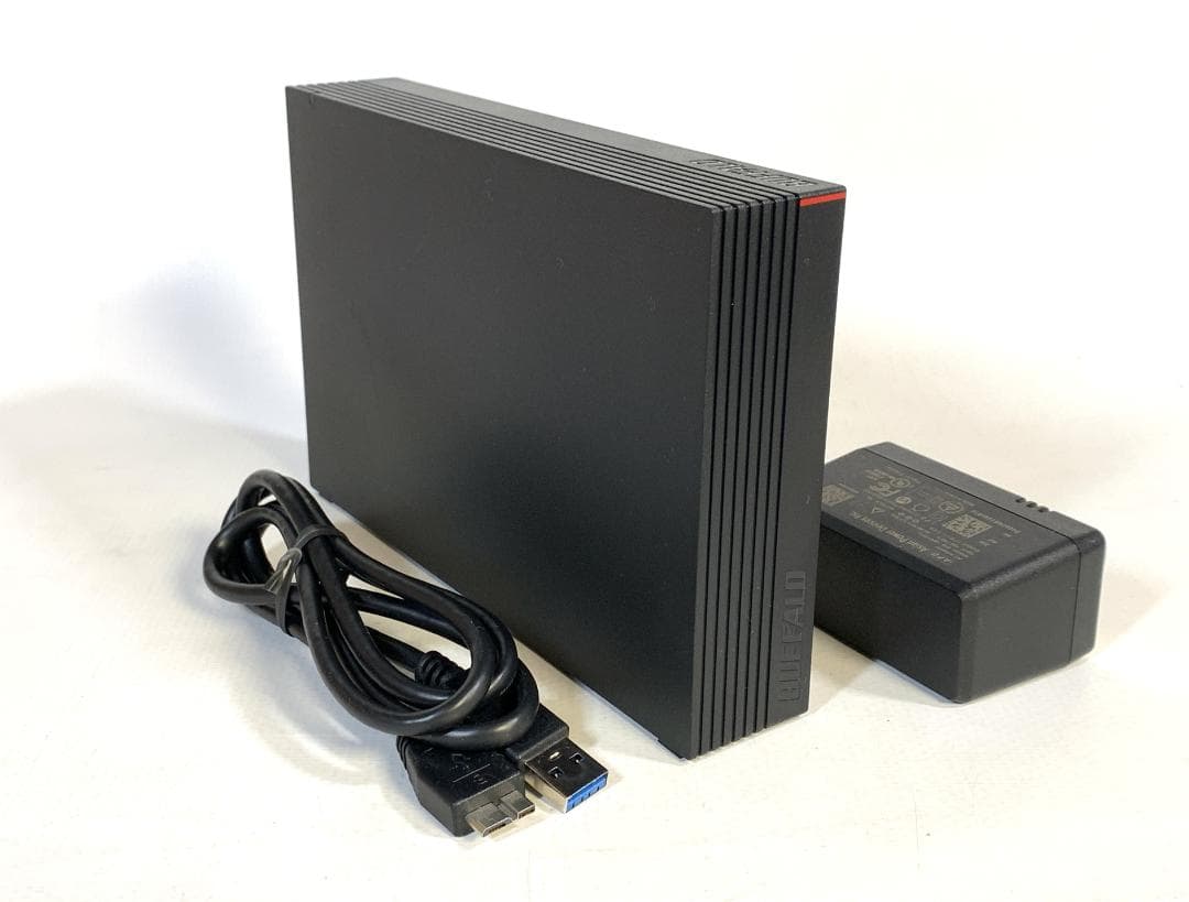 BUFFALO 4.0TB USB3.1 外付けHDD HD-AD4U3 良品