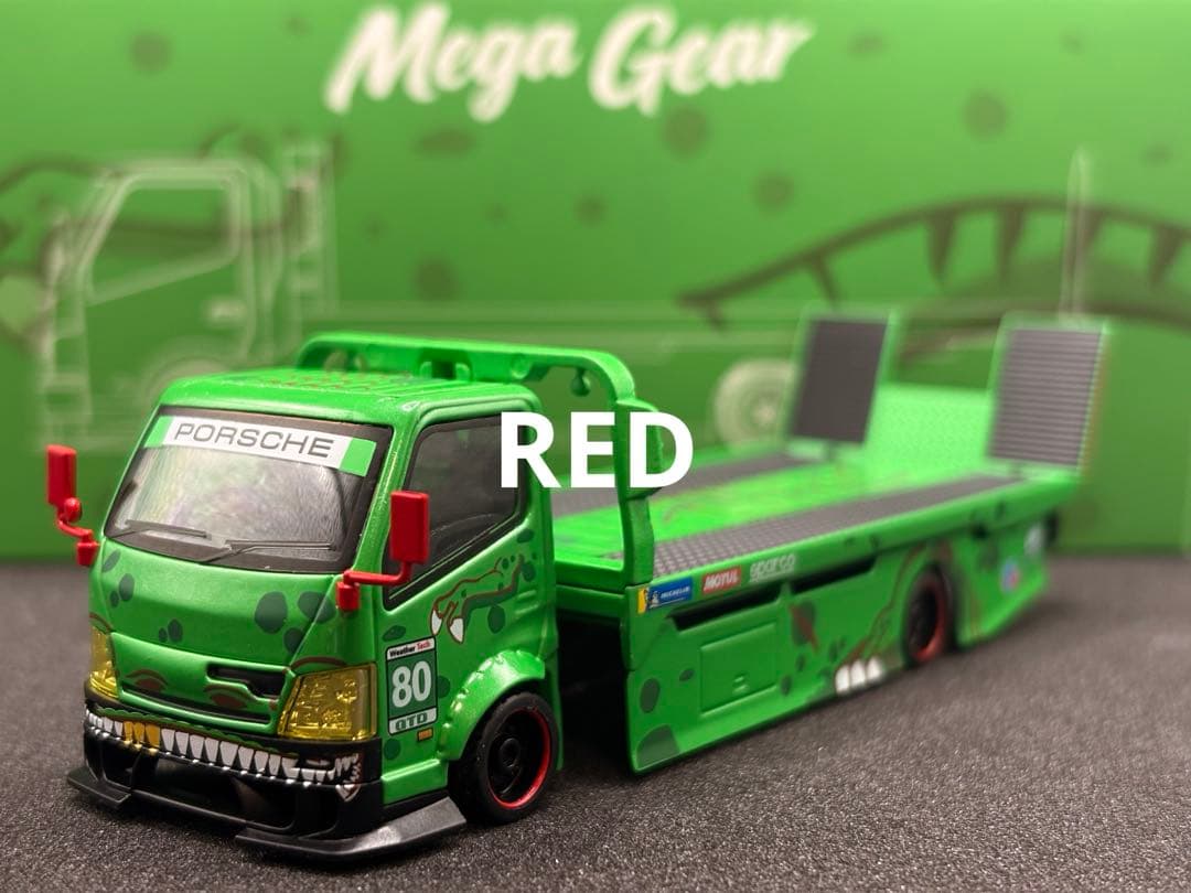 Mega Gear MINIGT 1/64 積載車 Roxyグリーン チェイス