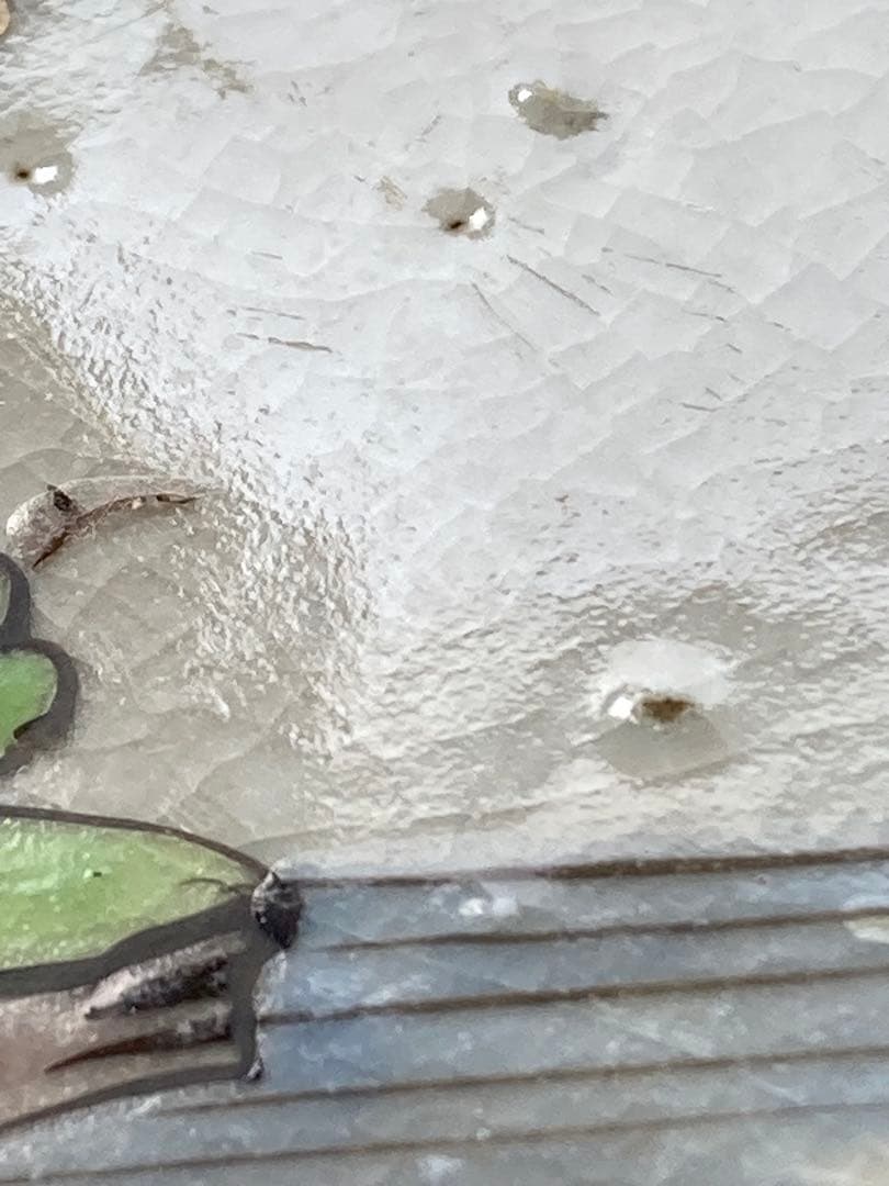 値下げ！古伊万里　染付　金彩　色絵　輪花中皿　山水画 骨董品　大皿　5枚セット