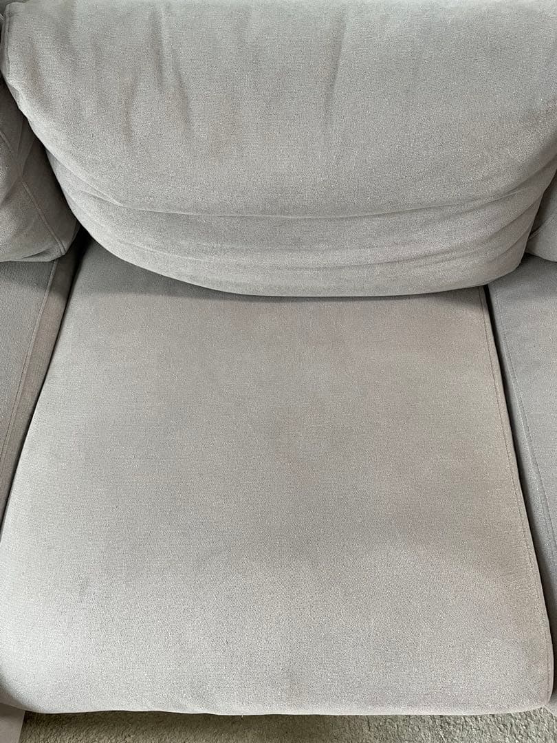 TAPIS タピス　カウチソファ　ファブリック　グレー　３人掛け　L字