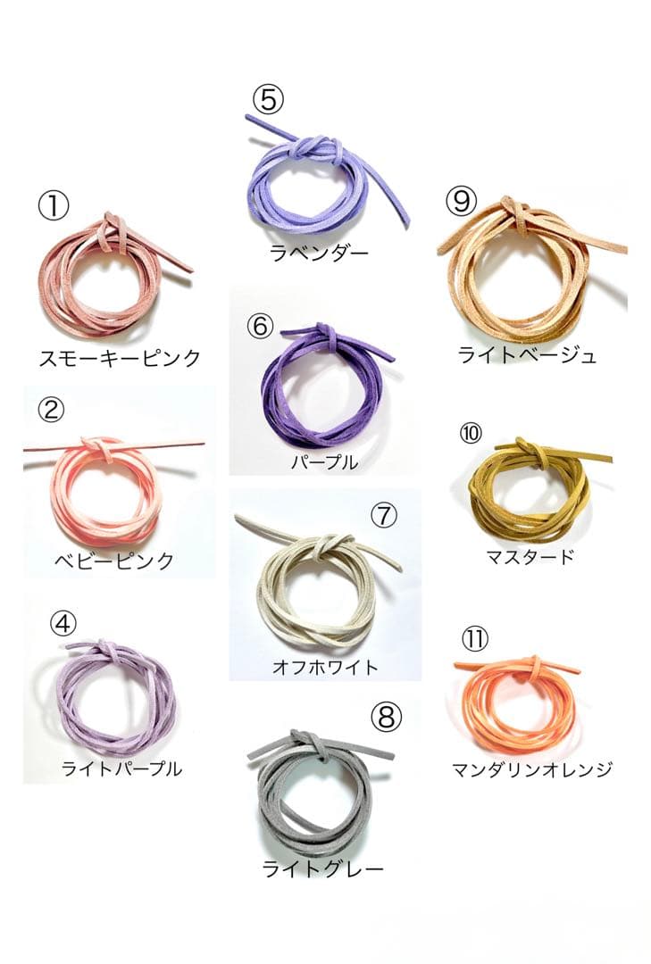 A26-187 レジンネックレス(かすみ草)フラワービタミンカラー