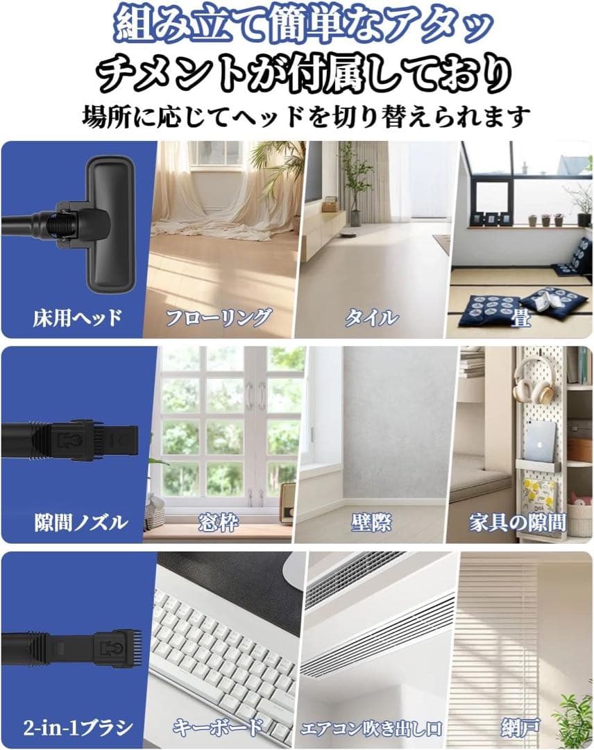新品未使用 掃除機 コード式 45KPa強力吸引 超軽量コード ブラック