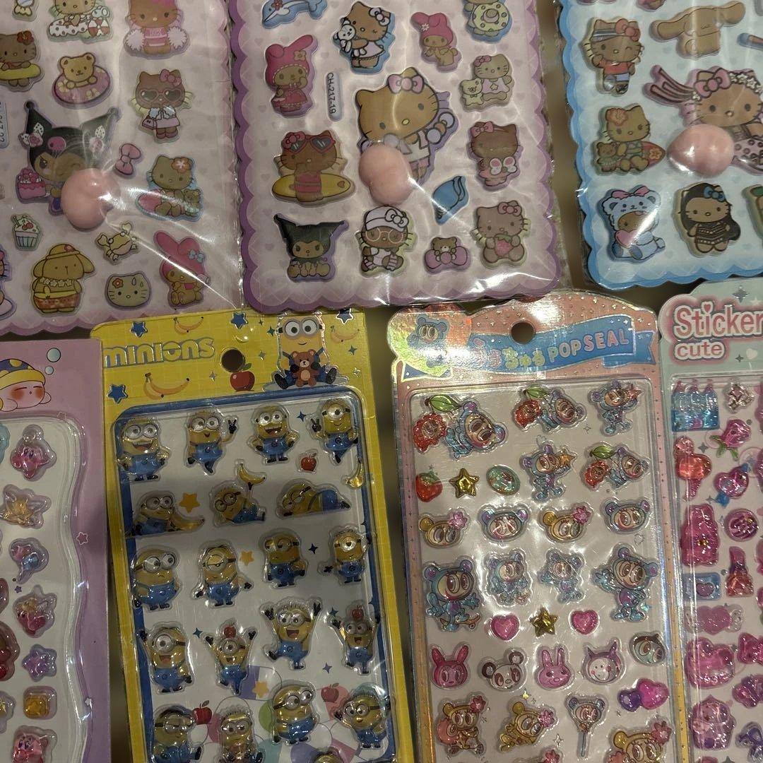 ボンボンドロップ　シール　韓国製　36枚