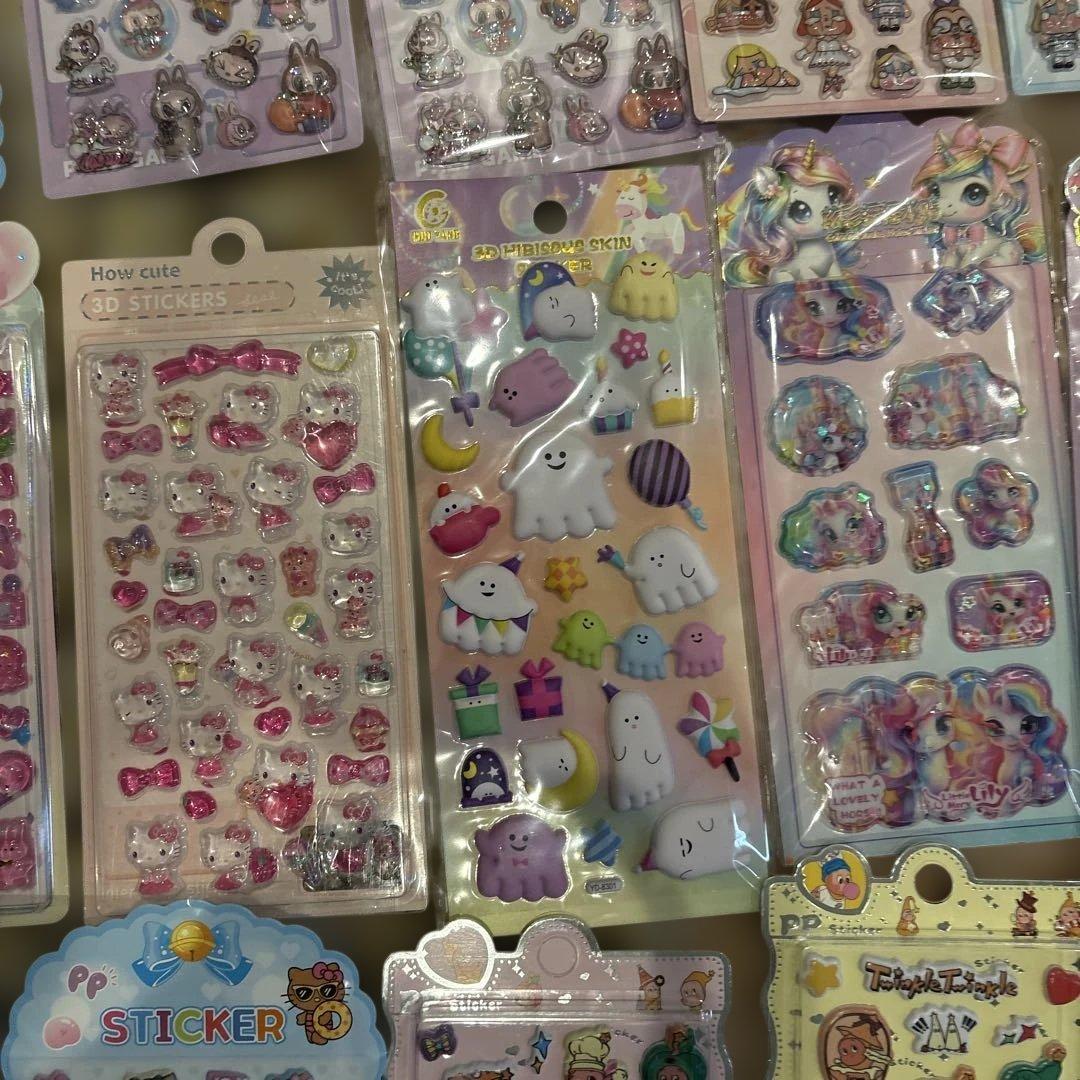 ボンボンドロップ　シール　韓国製　36枚