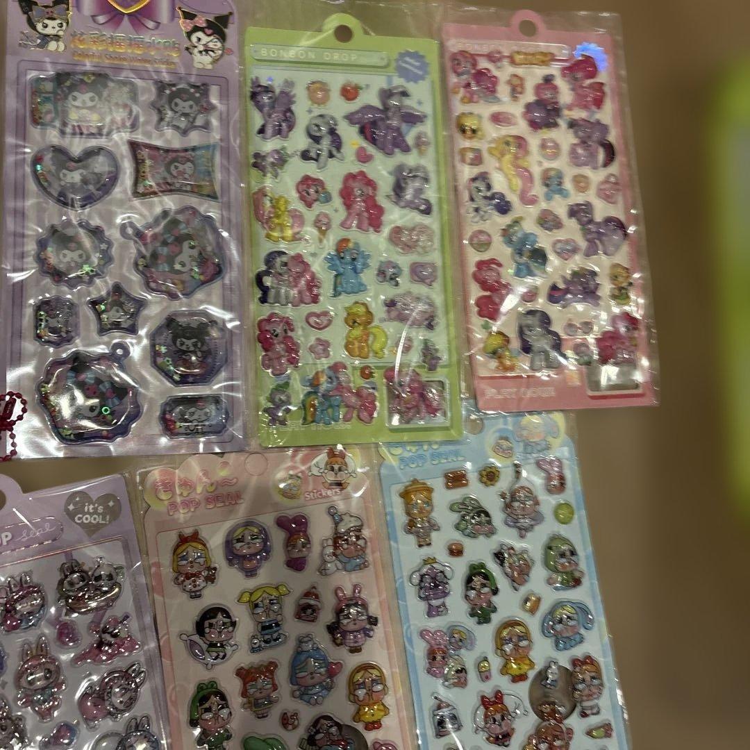 ボンボンドロップ　シール　韓国製　36枚