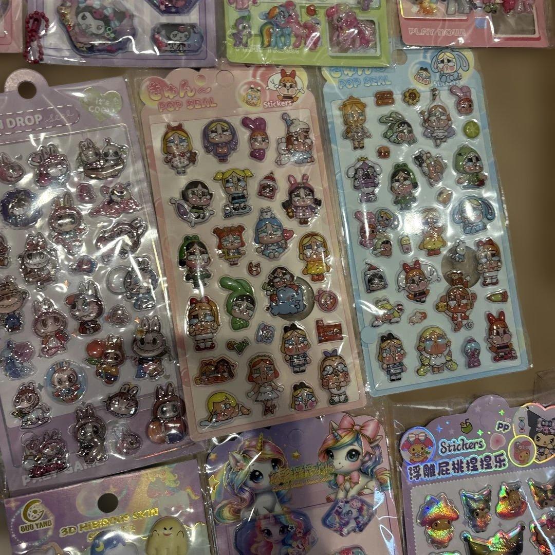 ボンボンドロップ　シール　韓国製　36枚