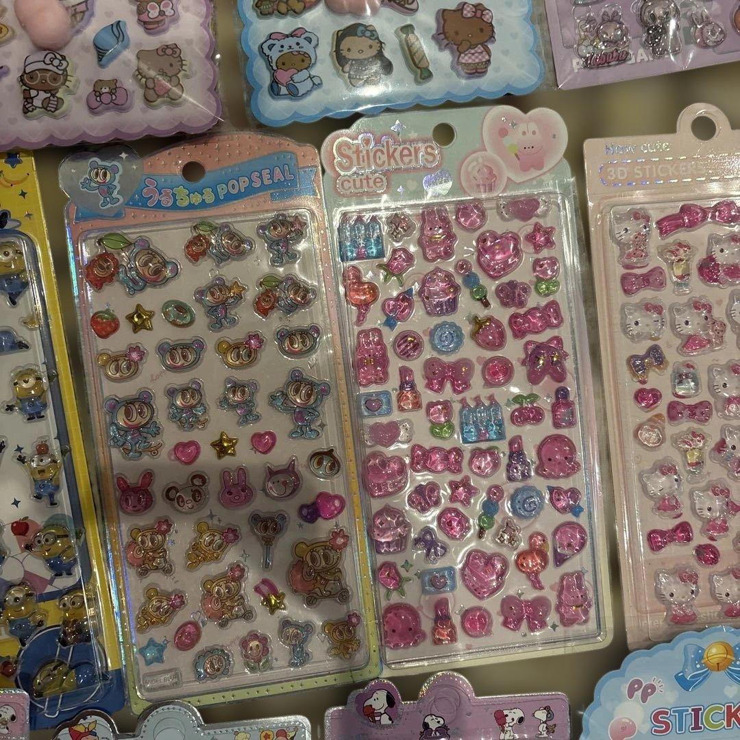 ボンボンドロップ　シール　韓国製　36枚