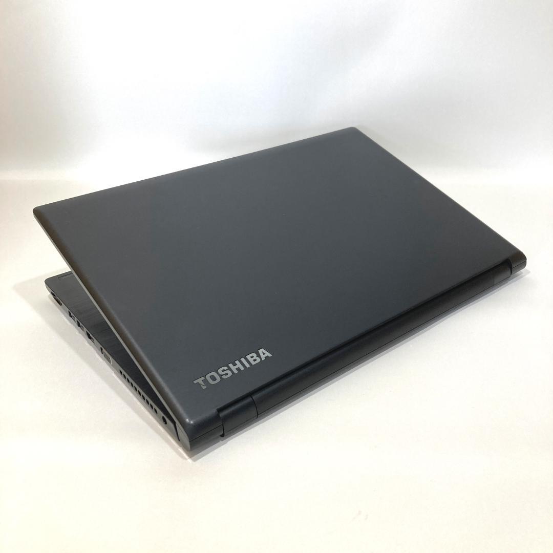 初心者✨快適・スリム・大画面・大容量✨黒✨すぐ使えるノートパソコン◇T533-3