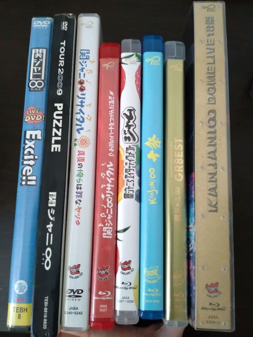 【豪華8点セット】関ジャニ∞ ライブDVDまとめ売り18祭初回B・十祭・ジャム他